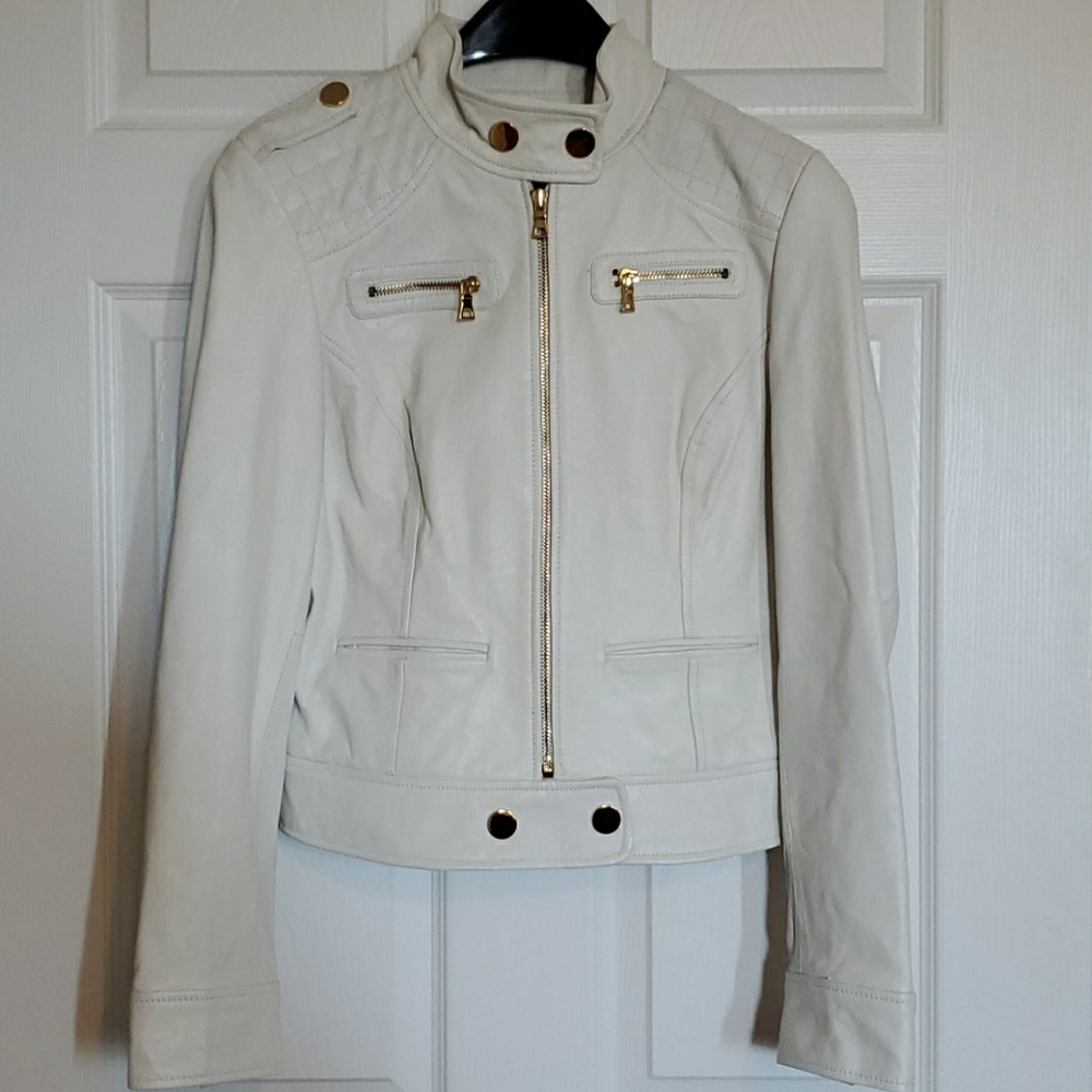 Moda International Leather Jacket size S